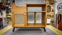 Vinyl Record Player Cabinet