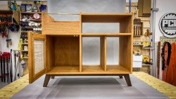 Vinyl Record Player Cabinet