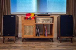 Vinyl Record Player Cabinet